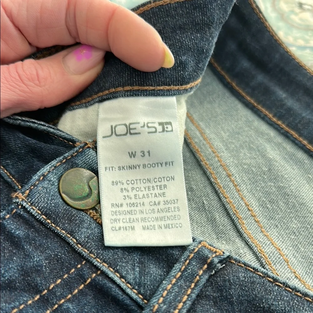 Joe's Jeans Blue Skinny Denim - Picture 2 of 5